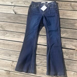 KanCan Dark Blue Flare Jeans
